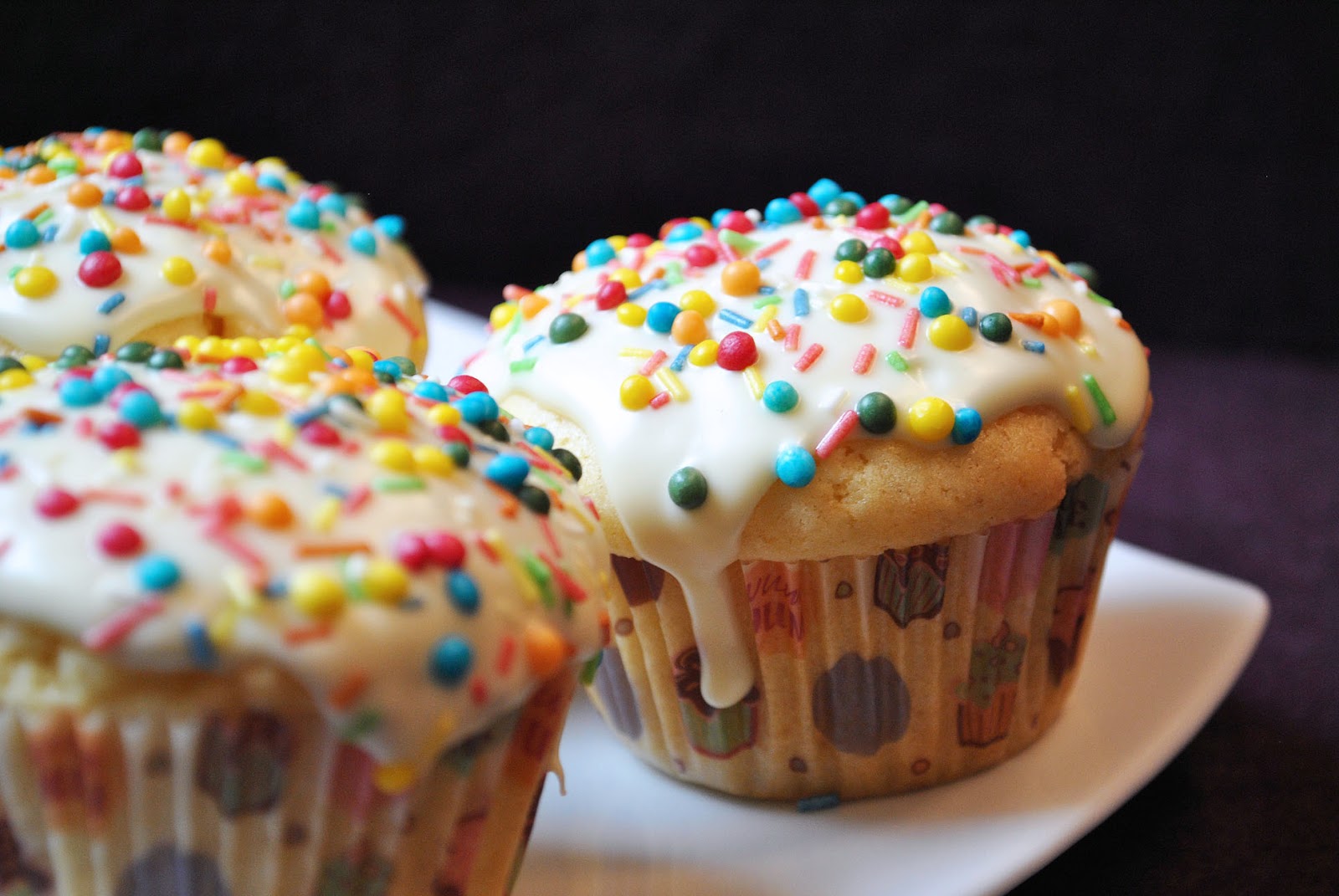 KonfettiMuffins (mit Limette & weißer Schokolade) Küchenzaubereien